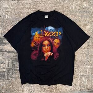 Ozzy Osbourne Vintage 2002 Ozzfest Concert T-Shirt Size Mens XL